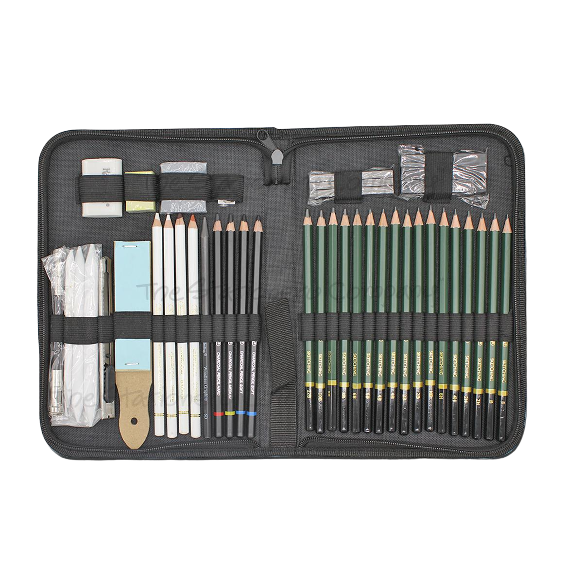 Buy Keep Smiling 42pcs Professional Sketch and Drawing pencils set kit at Best Price in Pakistan. Best Art Supplies, Office & Stationery Store. ✓Free Delivery ✓Cash on Delivery ✓Deals