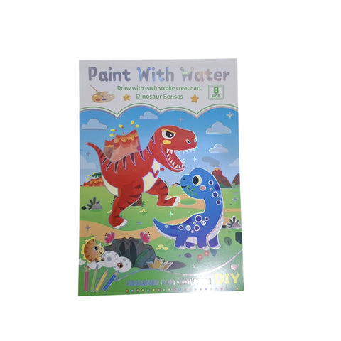 Watercolor Painting Bookmarks Book for Kids Palette Paint Book Water Coloring Drawing Book Toys Set with Brush