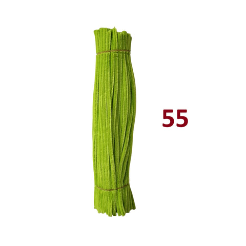 Pack of 100 - Pipe Cleaner velvet Sticks