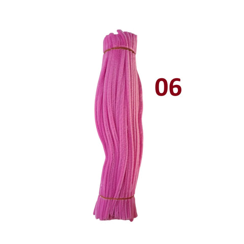 Pack of 100 - Pipe Cleaner velvet Sticks
