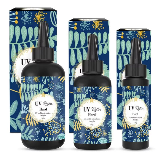 50g - 100g - 200g UV Resin Hard Glue Ultraviolet Transparent LED DIY Tools