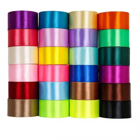 Shop 1.5-inch satin ribbon rolls for all your decoration and gift wrapping needs. Enjoy 25 yards of vibrant colors at unbeatable prices on qasimstationers.pk!