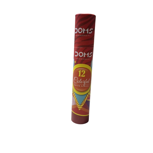 DOMS 12/18/24 Color Multicolored Pencil Jar Non Toxic Large Size COLOR PENCIL 12 18 24 PCS SET