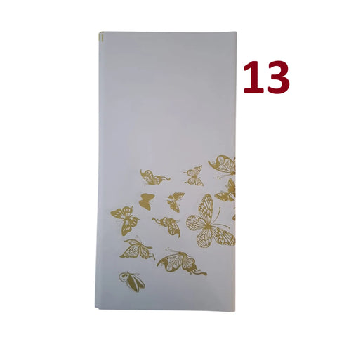 5 Pcs Waterproof Floral Bouquet Wrapping Sheets 58x58cm