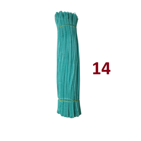 Pack of 100 - Pipe Cleaner velvet Sticks