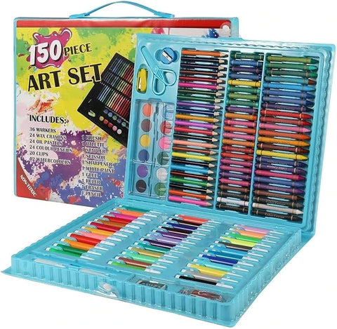 Kids Colouring Kit - 150 Pcs Colour Box Set