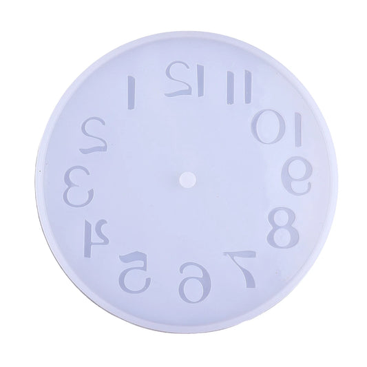 Craft unique clocks with our 15 cm resin molds featuring Roman numerals. Ideal for DIY jewelry and crafts, these silicone tools enhance your creative endeavors.