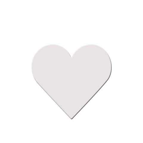 1 Piece Of 4 x 4 - 6x6 - 8 x 8 - 12 X 12 Inches 100% Cotton Primed Stretched Heart Shaped Canvas Board For Acrylic & Oil Painting