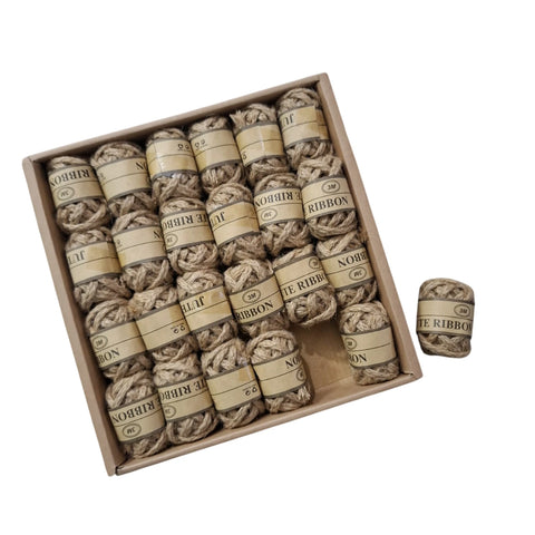 Enhance your creativity with our eco-friendly jute ribbon rolls. Perfect for DIY projects, gift wrapping, and floral arrangements—durable and stylish!
