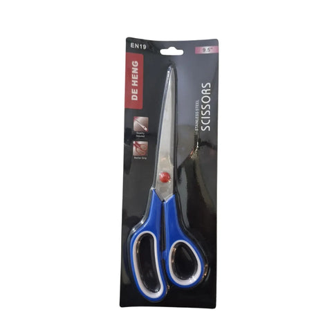 9.5 Inches Multipurpose Stainless Steel Scissor – Sharp Large Paper & Kitchen Office Scissors with Soft Grip