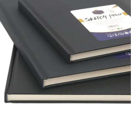 A5 A4 A3 Keep Smiling Hard Binding Sketch Book, 56 Sheets Cartridge Paper 120 grams, Sketching Book artist quality textured