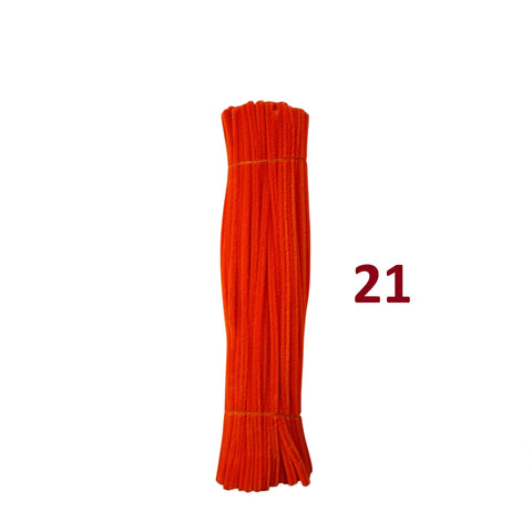 Pack of 100 - Pipe Cleaner velvet Sticks