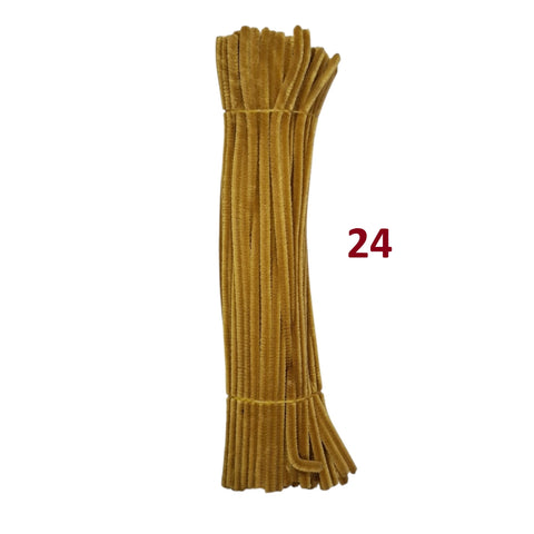 Pack of 100 - Pipe Cleaner velvet Sticks