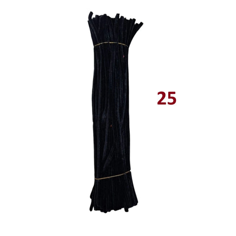 Pack of 100 - Pipe Cleaner velvet Sticks