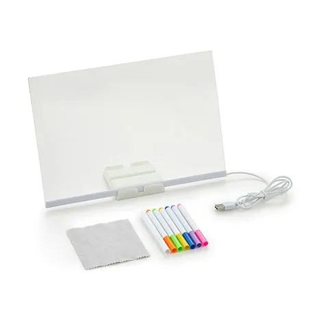 DIY Acrylic Luminescent Lamp Interactive Light Up Drawing Board for Kids & Adults Customizable Handwriting & Doodle Display for Bars Restaurants Coffee Shops & Home Décor