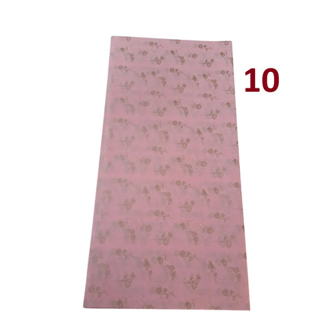 5 Pcs Waterproof Floral Bouquet Wrapping Sheets 58x58cm