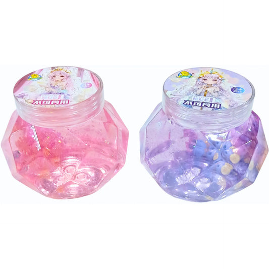 Jelly Based Sparkling Slime – Assorted Colours (1 Pc) Imported