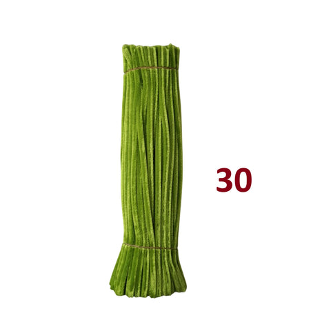 Pack of 100 - Pipe Cleaner velvet Sticks