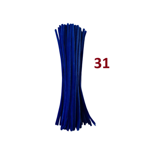 Pack of 100 - Pipe Cleaner velvet Sticks