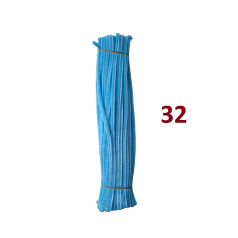 Pack of 100 - Pipe Cleaner velvet Sticks