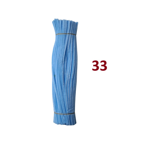 Pack of 100 - Pipe Cleaner velvet Sticks