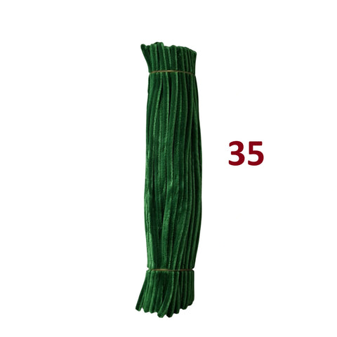 Pack of 100 - Pipe Cleaner velvet Sticks