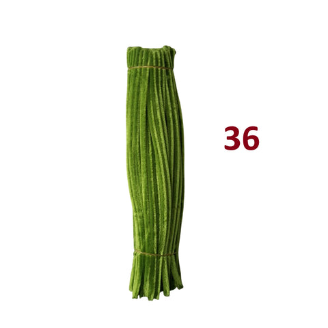 Pack of 100 - Pipe Cleaner velvet Sticks