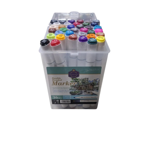 12/24/36/48/80/100/120 Keep Smiling Sketch Markers Twin Double Headed Markers alcohol ink markers for Drawing Touch Sketch