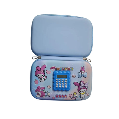 My Melody 3D Pencil Case with Calculator – Embossed Fiber Kids Pouch