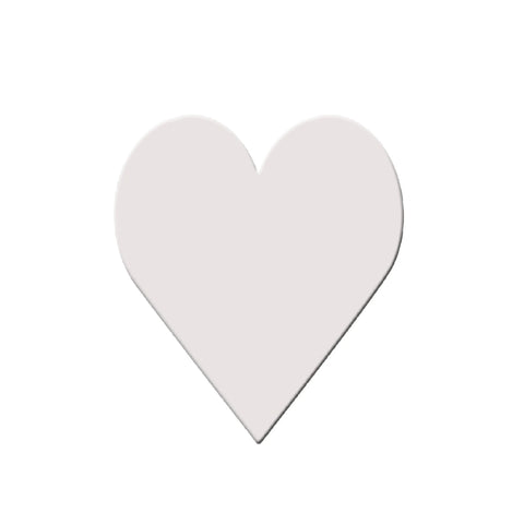 1 Piece Of 4 x 4 - 6x6 - 8 x 8 - 12 X 12 Inches 100% Cotton Primed Stretched Heart Shaped Canvas Board For Acrylic & Oil Painting