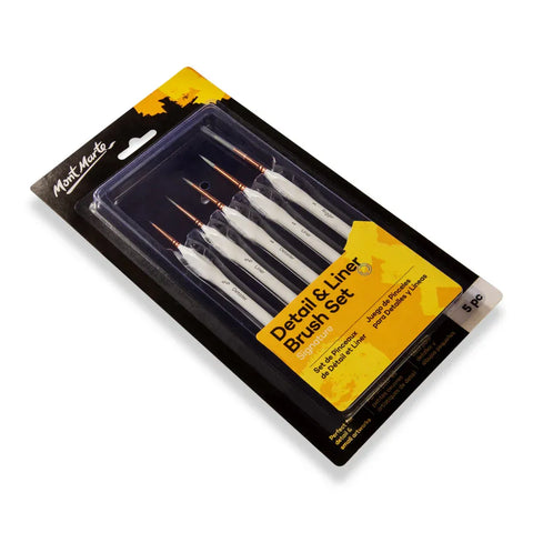 Mont Marte Detail & Liner Brush Set Signature 5pc