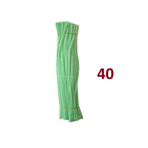 Pack of 100 - Pipe Cleaner velvet Sticks