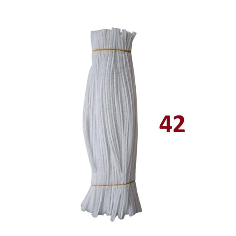 Pack of 100 - Pipe Cleaner velvet Sticks