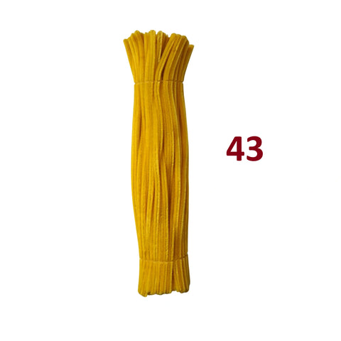 Pack of 100 - Pipe Cleaner velvet Sticks