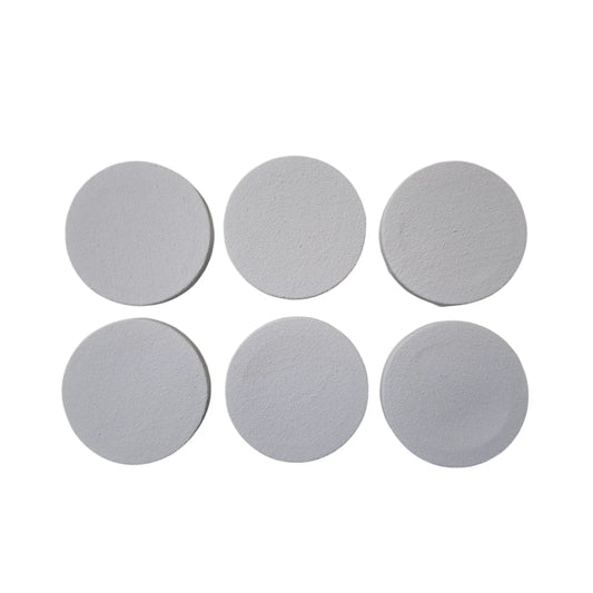 Create stunning artwork with our 3x3 inch white canvas boards. This set of six, made from high-quality cotton, is perfect for all your painting needs.