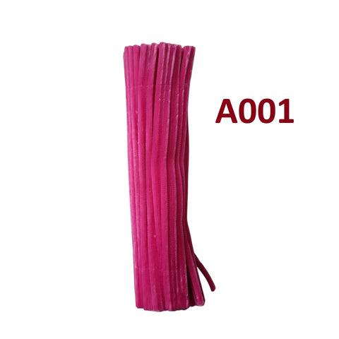 Pack of 100 - Pipe Cleaner velvet Sticks