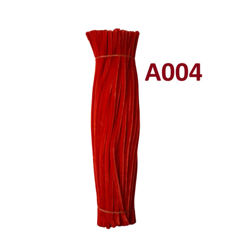 Pack of 100 - Pipe Cleaner velvet Sticks