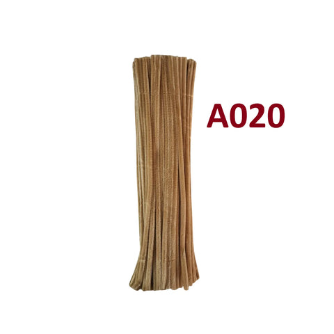 Pack of 100 - Pipe Cleaner velvet Sticks