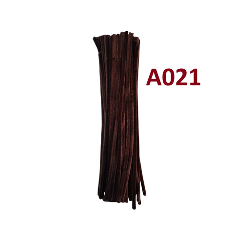 Pack of 100 - Pipe Cleaner velvet Sticks