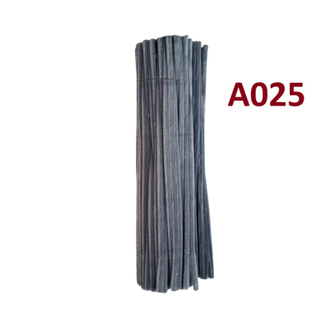 Pack of 100 - Pipe Cleaner velvet Sticks
