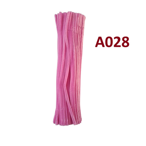 Pack of 100 - Pipe Cleaner velvet Sticks