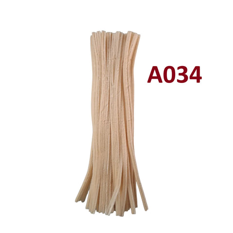 Pack of 100 - Pipe Cleaner velvet Sticks