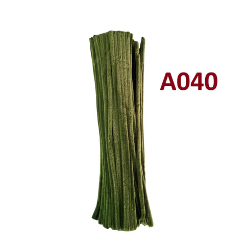 Pack of 100 - Pipe Cleaner velvet Sticks