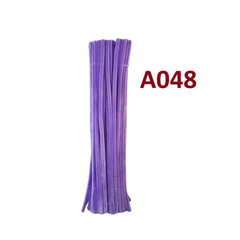 Pack of 100 - Pipe Cleaner velvet Sticks