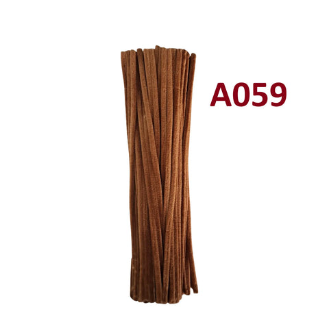 Pack of 100 - Pipe Cleaner velvet Sticks