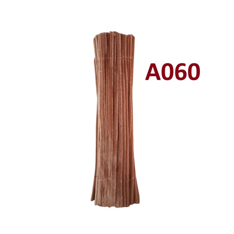 Pack of 100 - Pipe Cleaner velvet Sticks