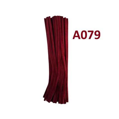 Pack of 100 - Pipe Cleaner velvet Sticks