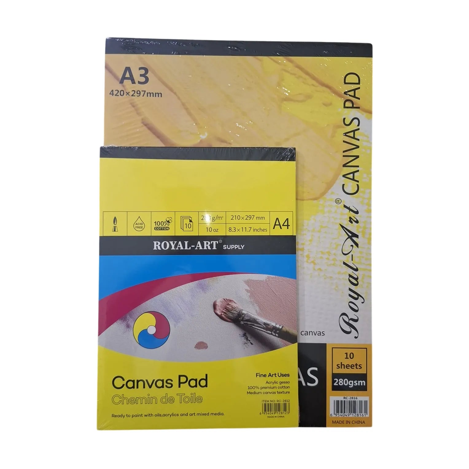 Shop the premium A4 A3 Royal Art Artists Canvas Pad, crafted from 100% cotton and 280g/m. Visit Qasimstationers.pk for unbeatable online prices!