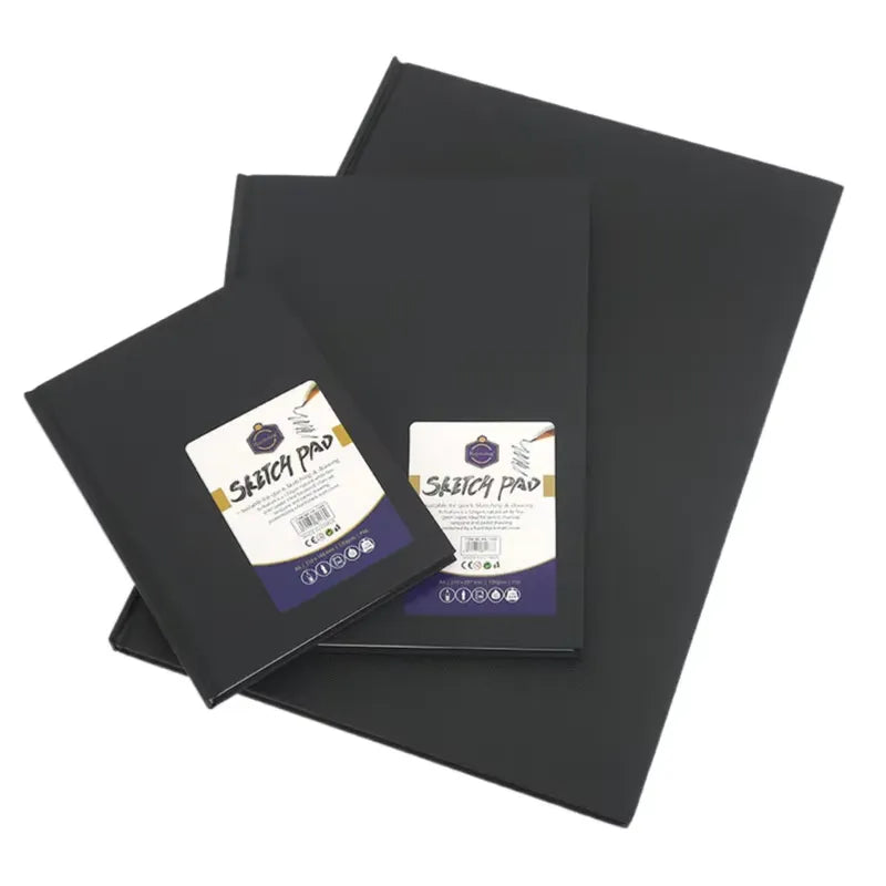 Shop the Keep Smiling Hard Binding Sketch Book in A5, A4, and A3 sizes. Enjoy 56 sheets of artist-quality 120g cartridge paper at Qasimstationers.pk.