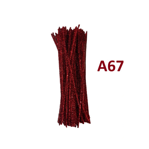 Pack of 100 - Pipe Cleaner velvet Sticks